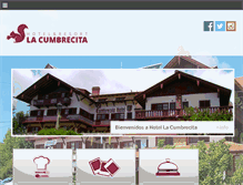 Tablet Screenshot of hotelcumbrecita.com
